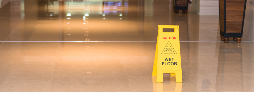 wet floor sign