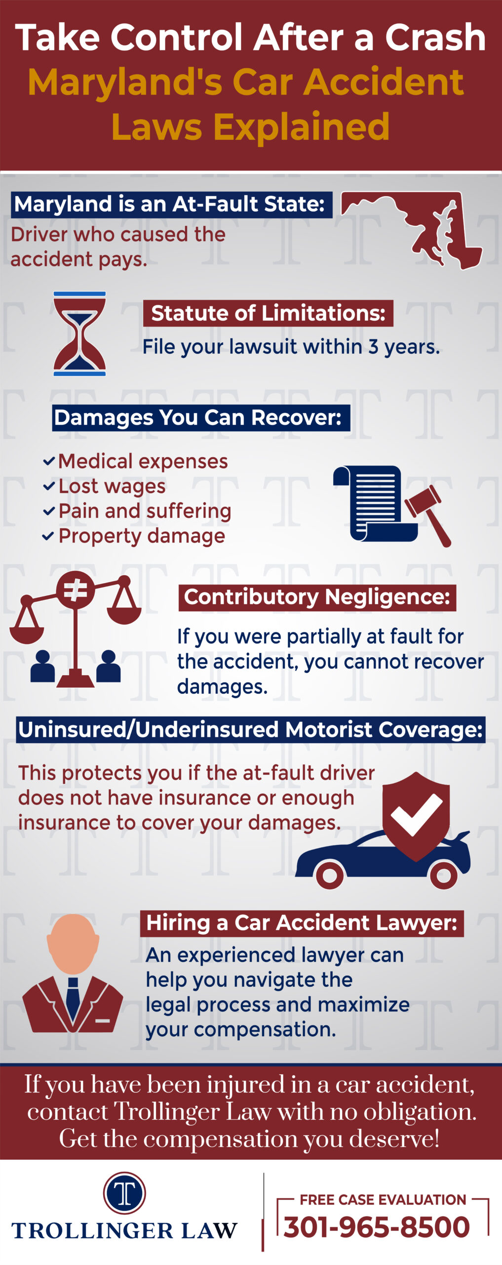 Car Accident Laws in Maryland | Trollinger Law LLC